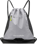 Sportbeutel mit Kordelzug – unisex, für Kinder, 36 × 45 × 7cm, grau