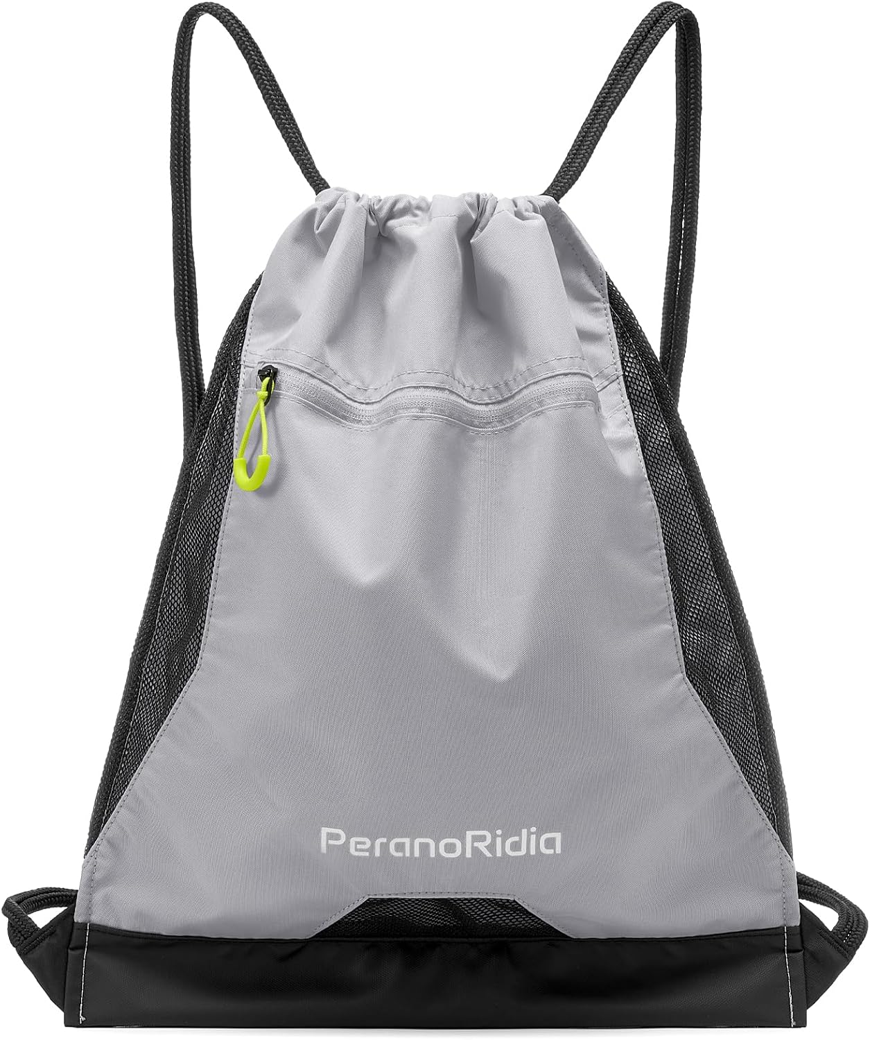 Sportbeutel mit Kordelzug – unisex, für Kinder, 36 × 45 × 7cm, grau